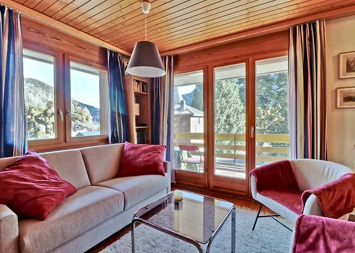 Bel Appartement Au Centre De Champery Avec Vue